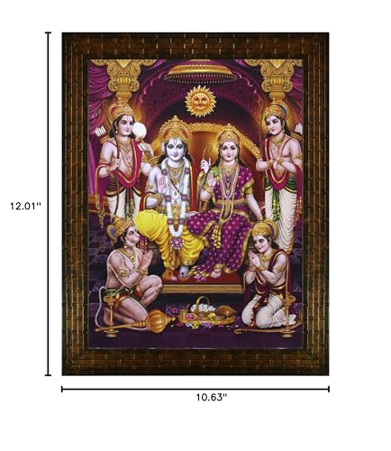 Indianara Religious Painting -Synthetic Wood, 27x30.5x1cm, Multicolour (GB4)